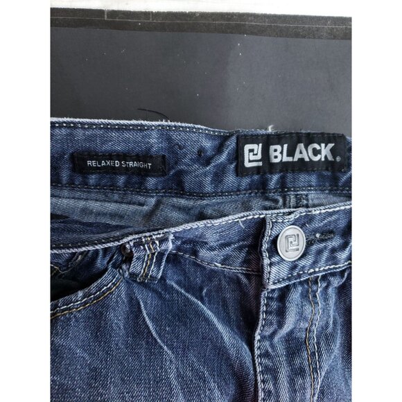 CJ Black Relaxed Straight Jeans Men's Size 30x32 Distressed - Picture 7 of 10